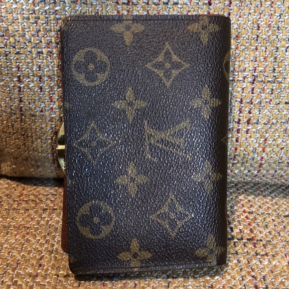 LOUIS VUITTON Monogram Porte Monnaie Viennois Bifold KissLock Wallet Authentic - Picture 16 of 17